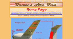Desktop Screenshot of dronesarefun.com